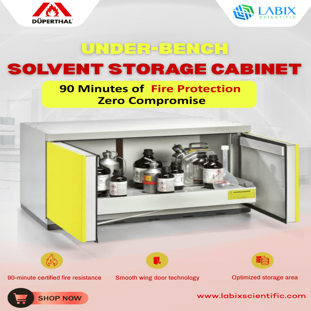 Under-Bench Solvent Storage Cabinet – Safety You Can Trust